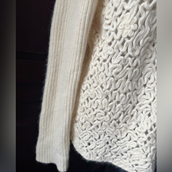 XL Coldwater Creek Wool Rabbit Blend Jacket Cardigan Sweater - Picture 9 of 16